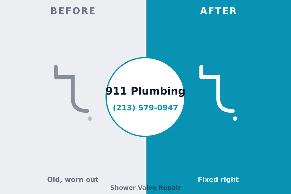 Before and after: plumbing repair New Pekin, IN